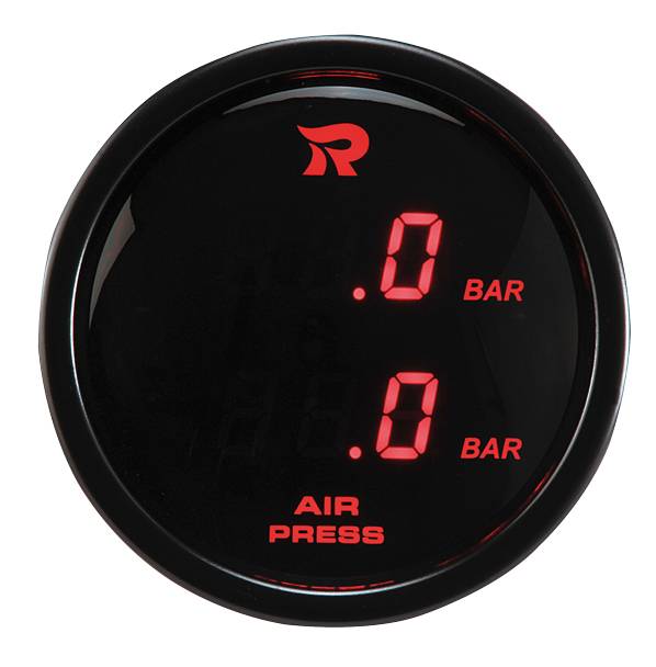 52 mm Digital Dual Display Air Pressure Gauge-BAR