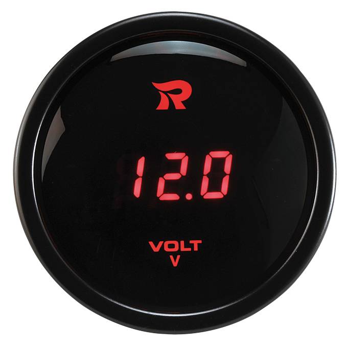 52 mm Digital Voltmeter Gauge