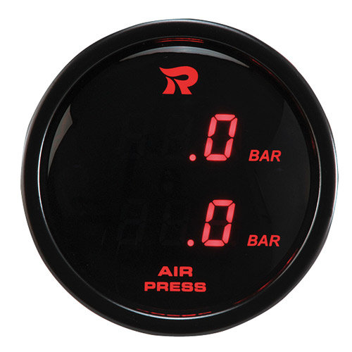 52mm Digital Dual Display Air Pressure Gauge-BAR