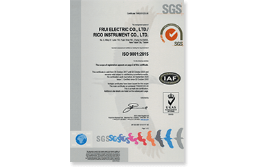 1996 Accredited ISO9001 approval.