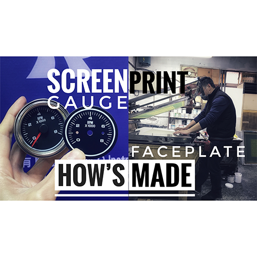 Screen Printing Gauge Face-Plate Dial