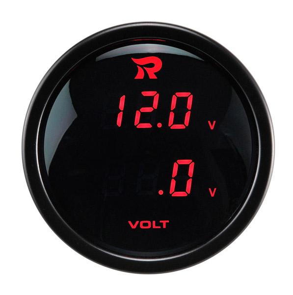 Digital Automotive Gauges, Digital Auto Gauges Rico Instrument 52mm
