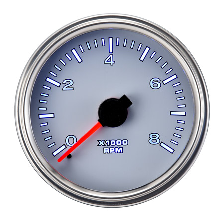 85 mm Marine Outdoor Diesel Tachometer 8000 RPM